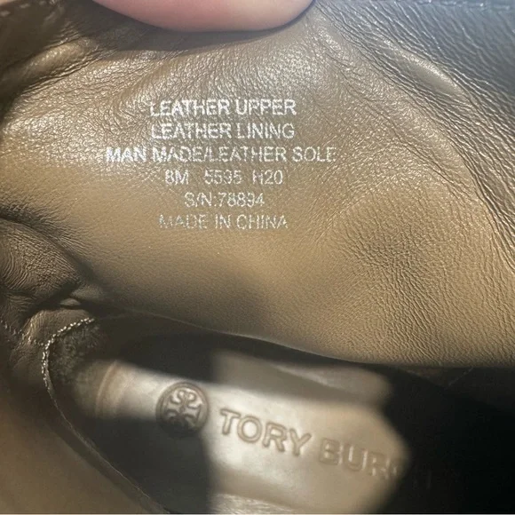 New Tory Burch Brooke Buckle Brown Suede Ankle Boots Size 8 - Picture 9 of 13